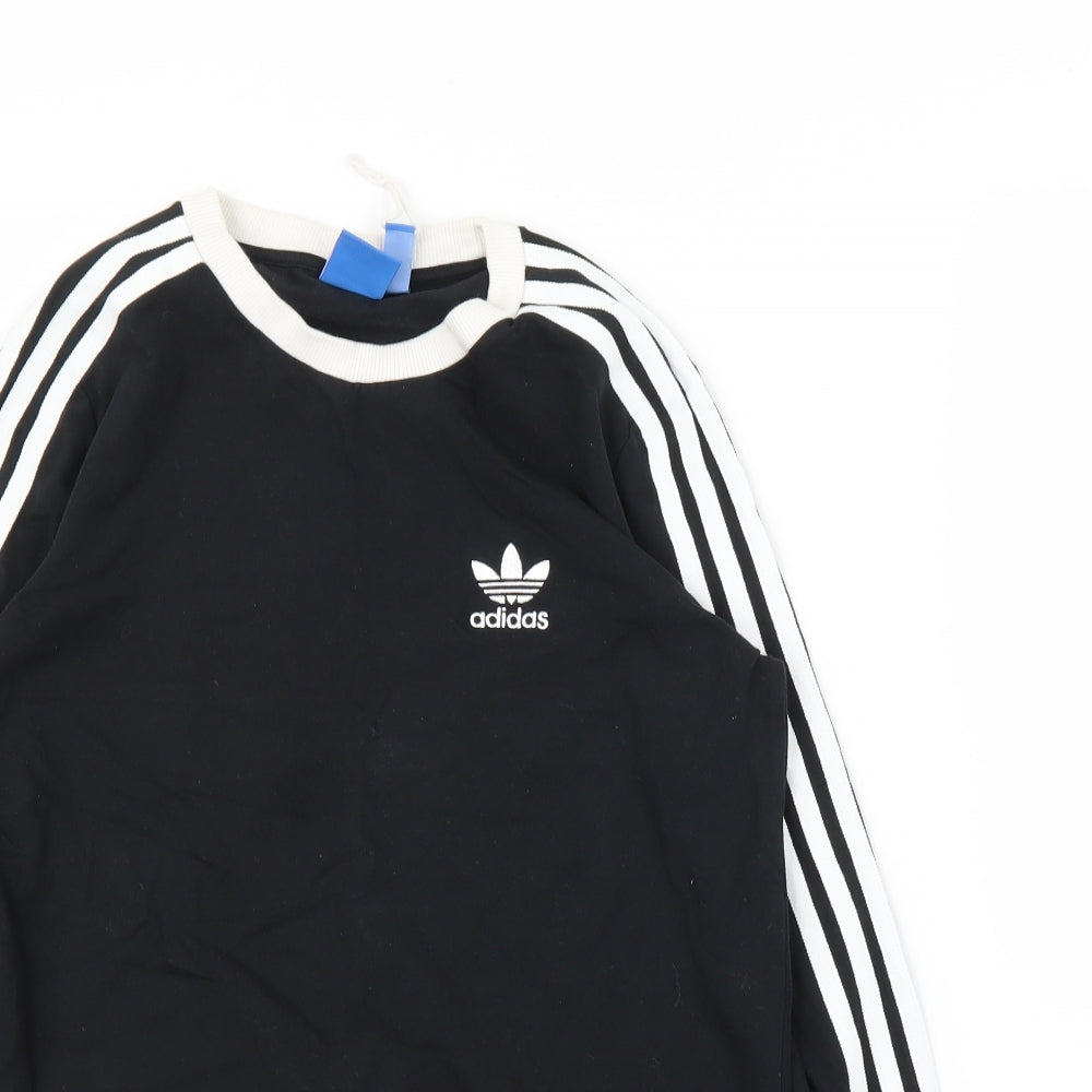 adidas Womens Black   Pullover Jumper Size 10