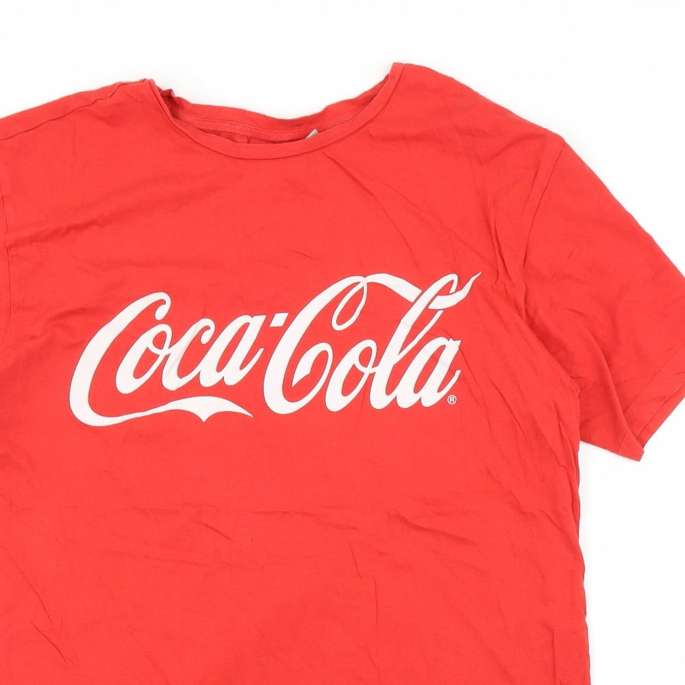 ASOS Mens Red    T-Shirt Size M  - Coca-Cola