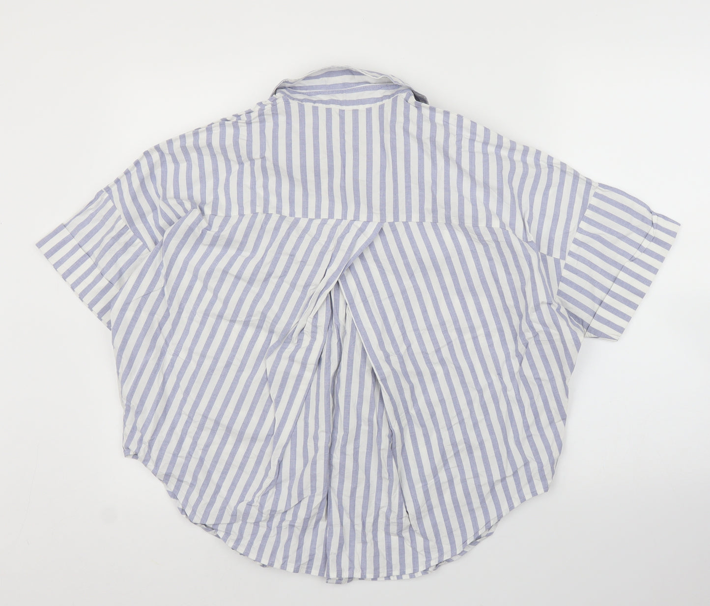 ASOS Womens Blue Striped  Basic Blouse Size 10