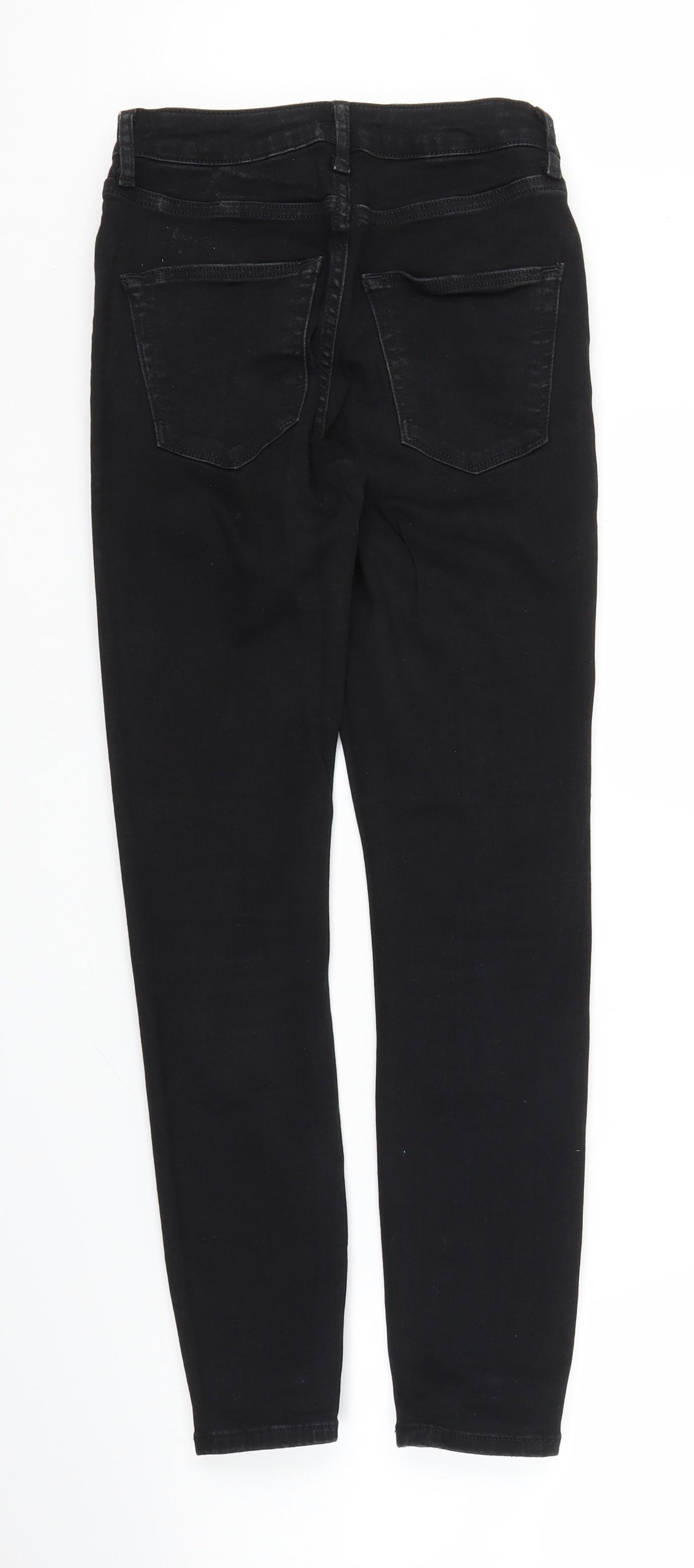 Topshop Womens Black  Denim Skinny Jeans Size 22 in L26 in