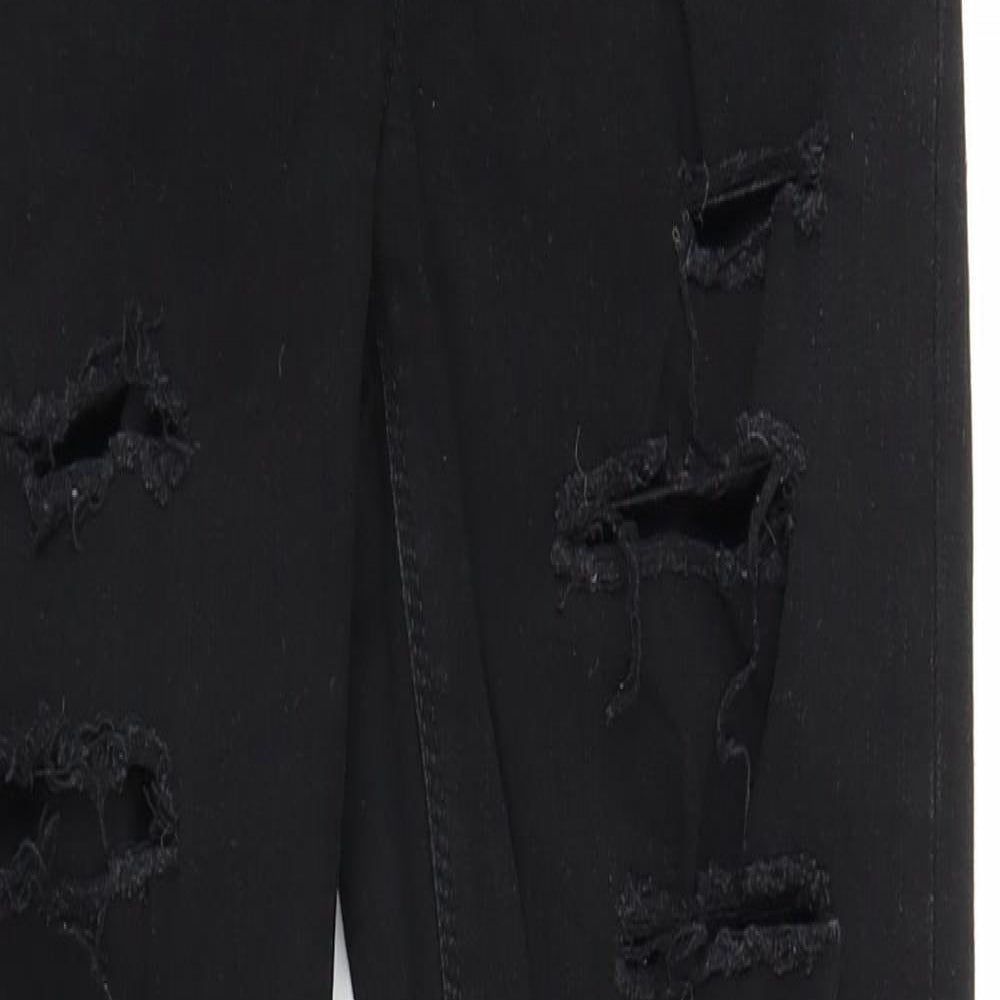 Topshop Womens Black  Denim Skinny Jeans Size 22 in L26 in