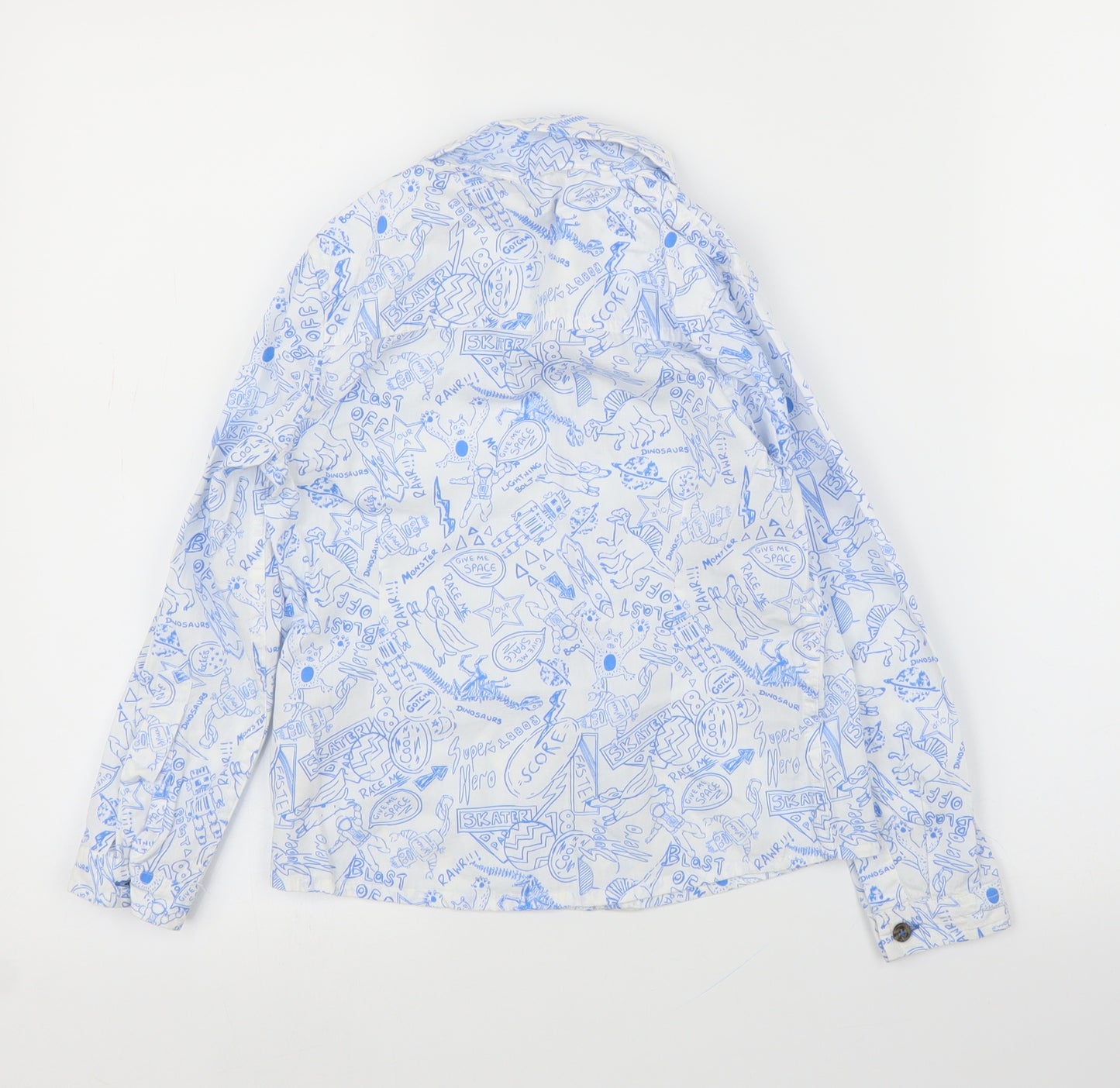 Monsoon Boys Blue   Basic Casual Size 7 Years  - Dinsosaur