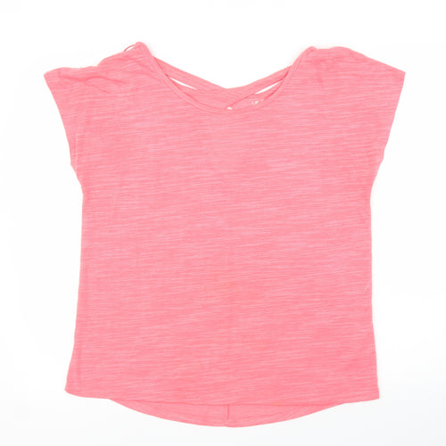Souluxe Womens Pink   Basic T-Shirt Size M