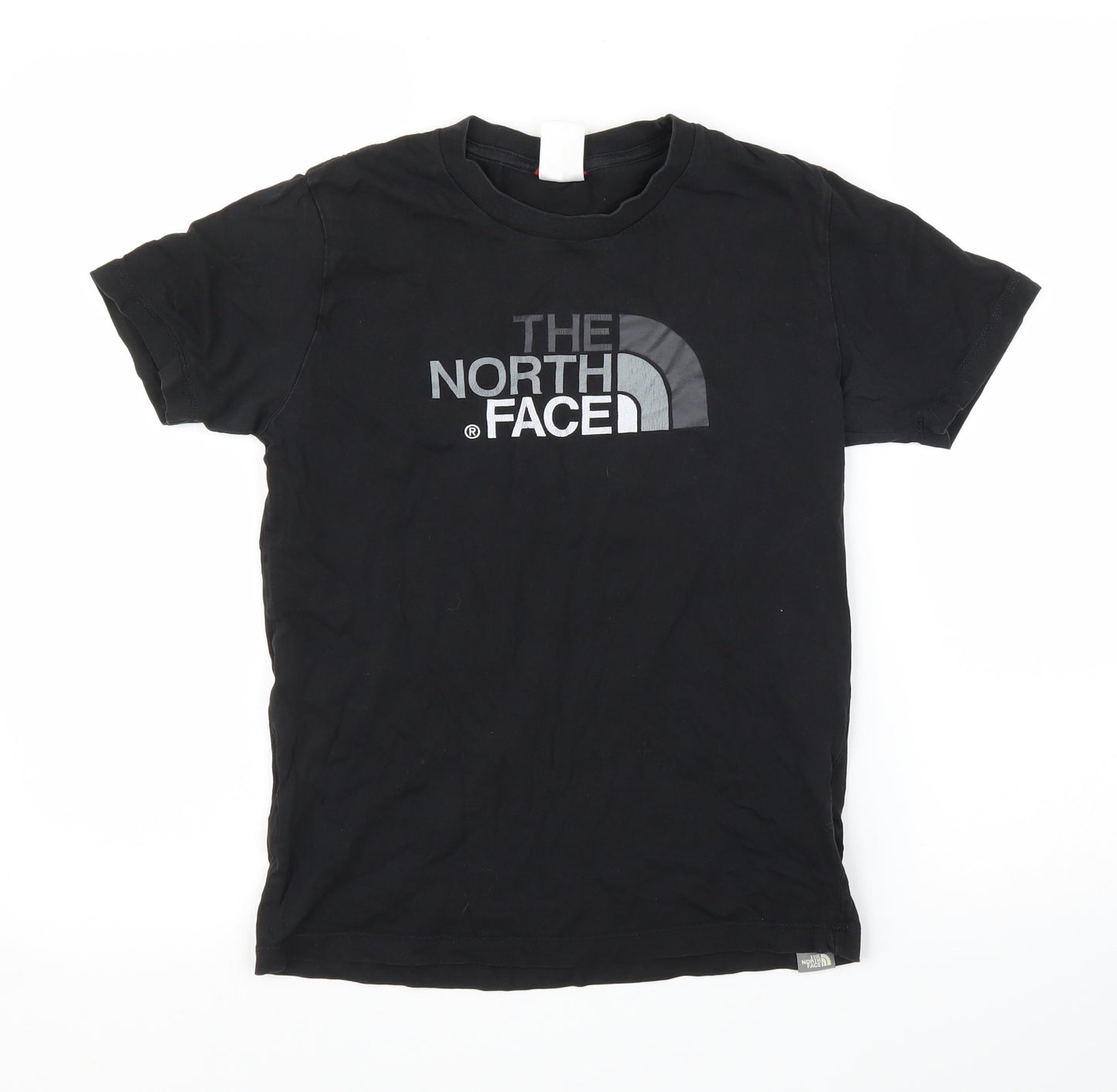 North Face Boys Black   Basic T-Shirt Size L
