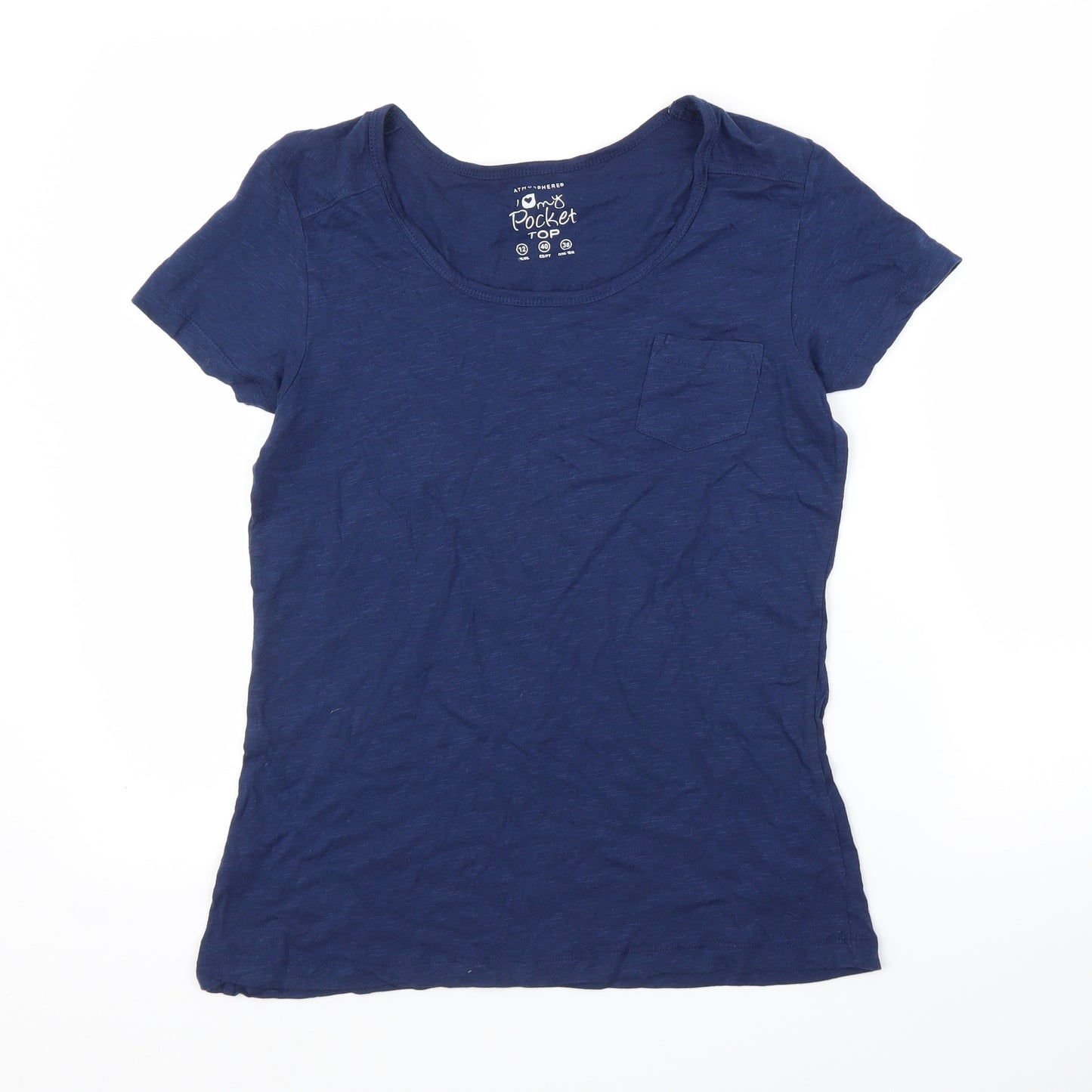 Primark Womens Blue   Basic T-Shirt Size 12