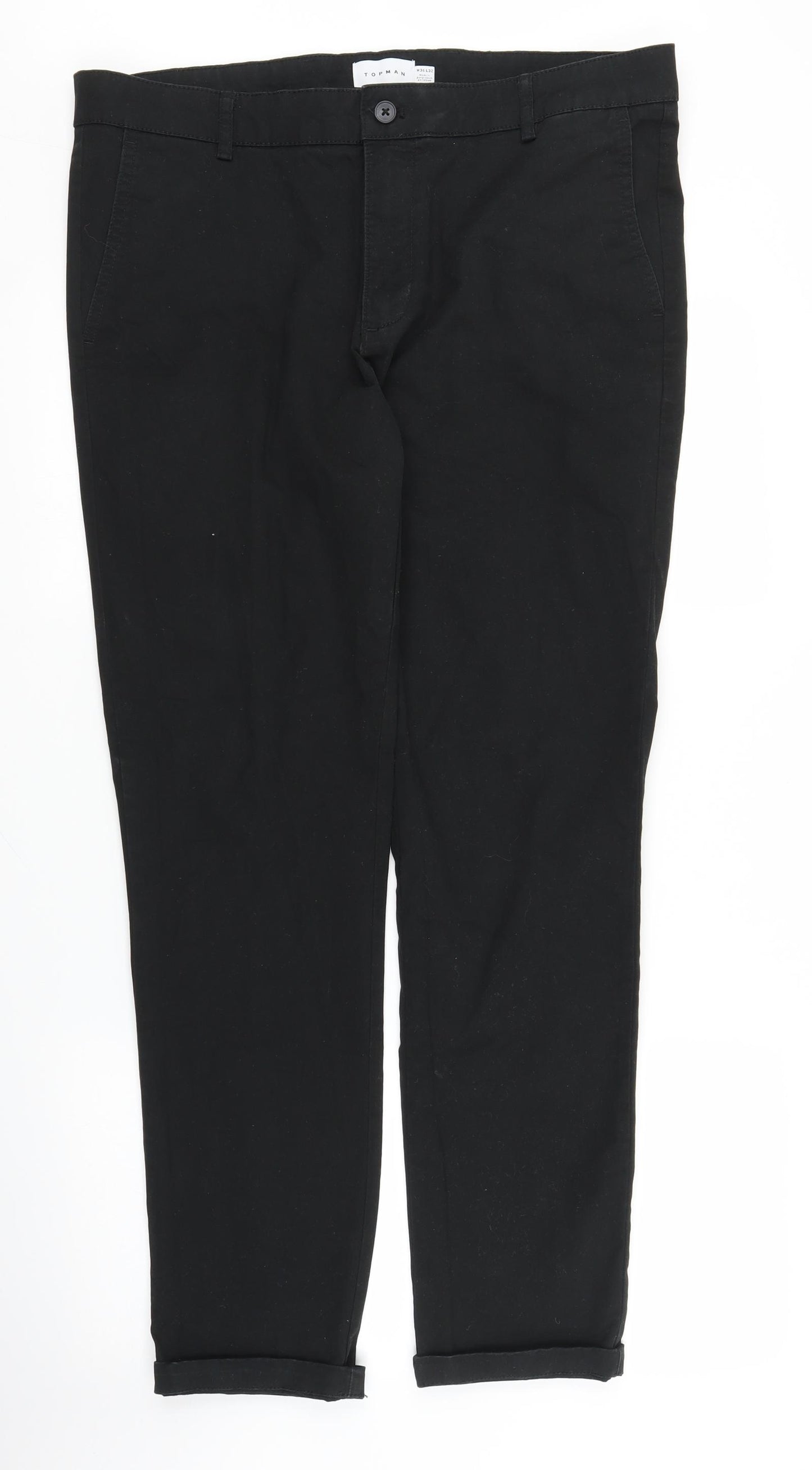 Topman Mens Black   Skinny Jeans Size 36 in L32 in