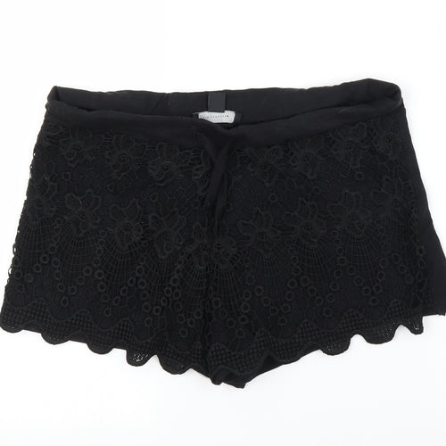 Primark Womens Black   Cut-Off Shorts Size 14