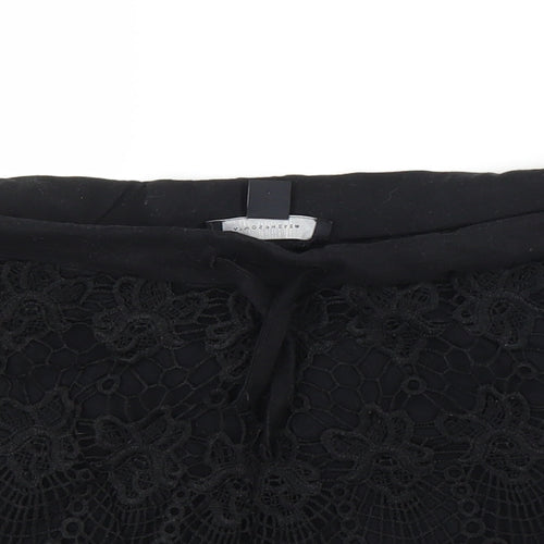 Primark Womens Black   Cut-Off Shorts Size 14