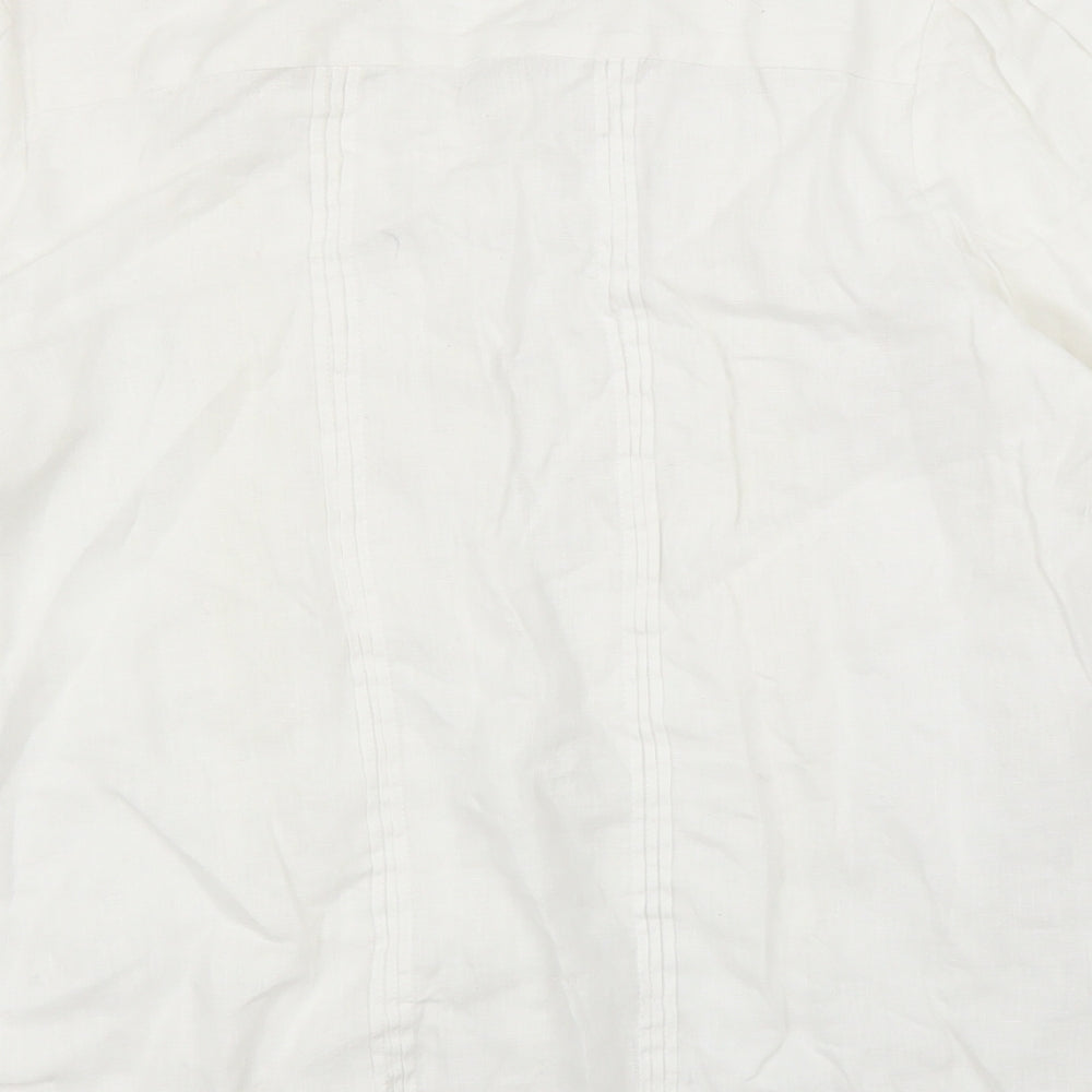 En Garde Womens White   Basic Blouse Size 16