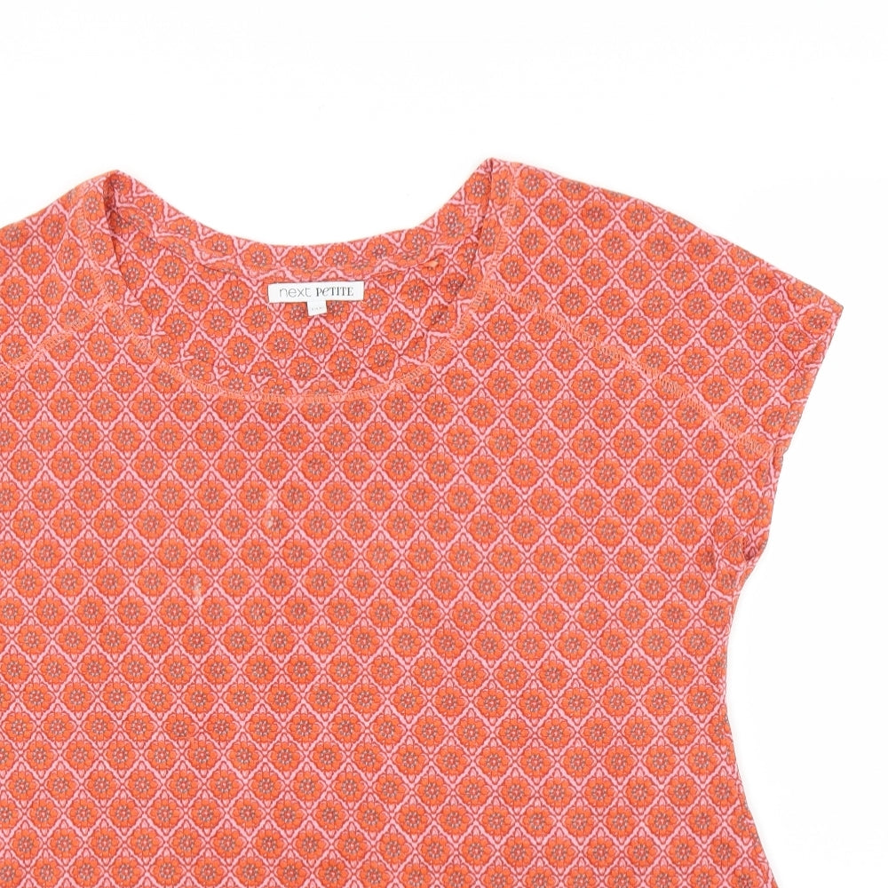 NEXT Womens Pink Floral  Basic Blouse Size 14