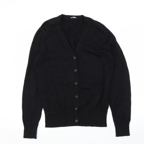 Preworn Womens Black   Cardigan Jumper Size 12