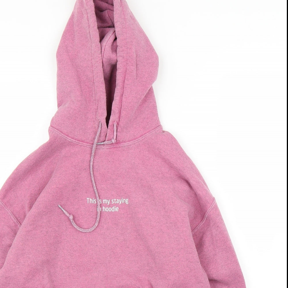 Preworn Womens Pink   Pullover Hoodie Size M