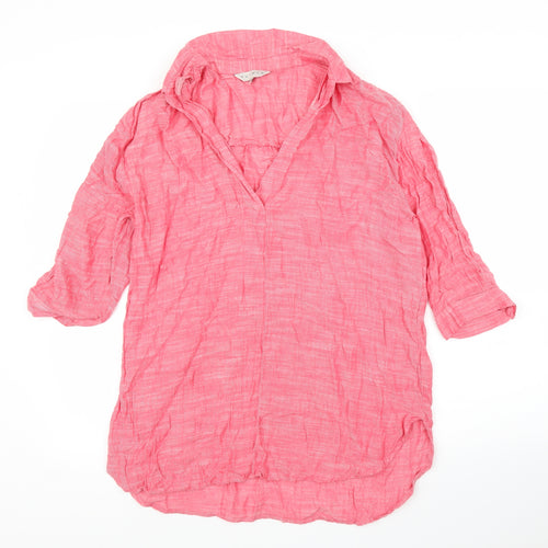 Nutmeg Womens Pink   Tunic Blouse Size 16