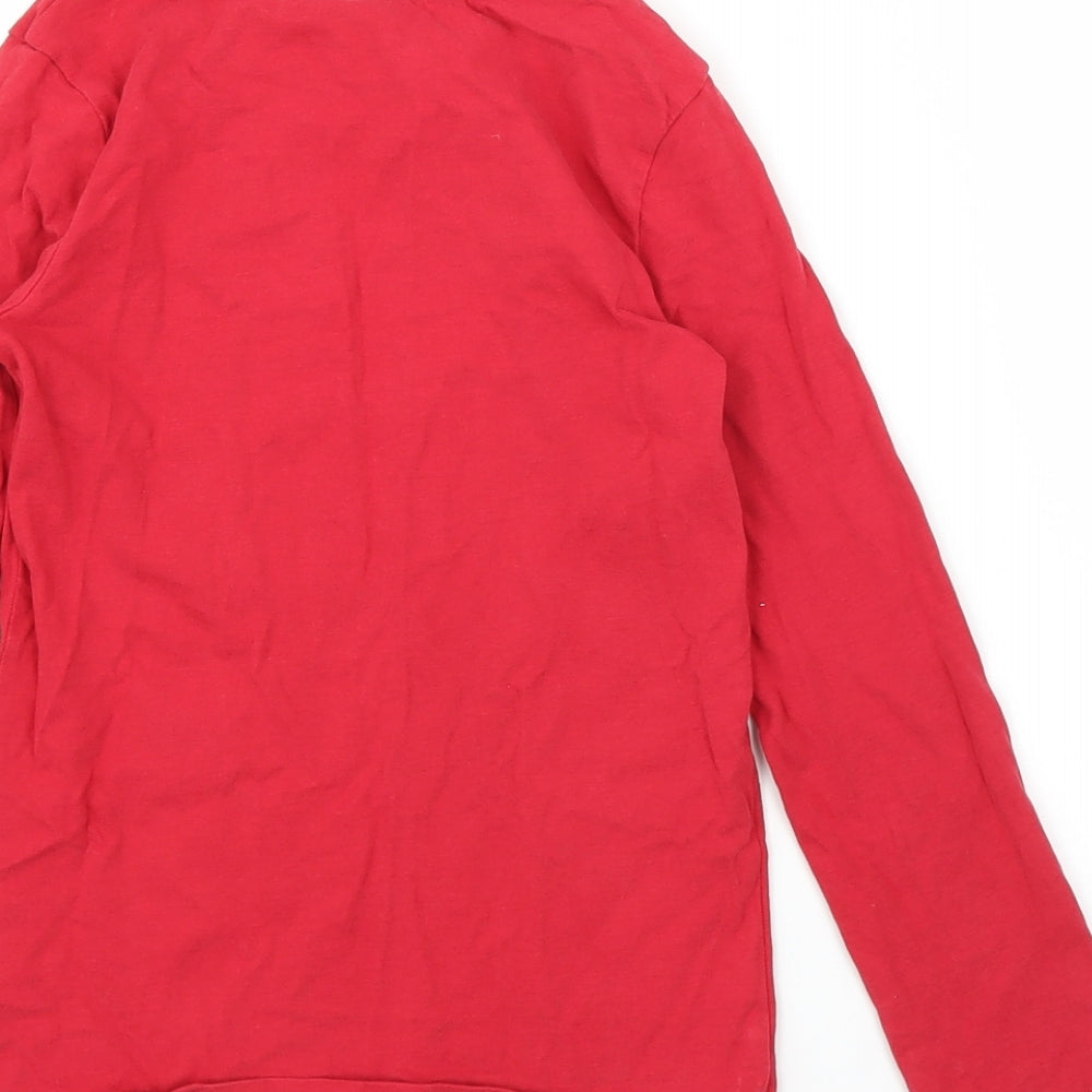 NEXT Girls Red   Basic T-Shirt Size 8 Years