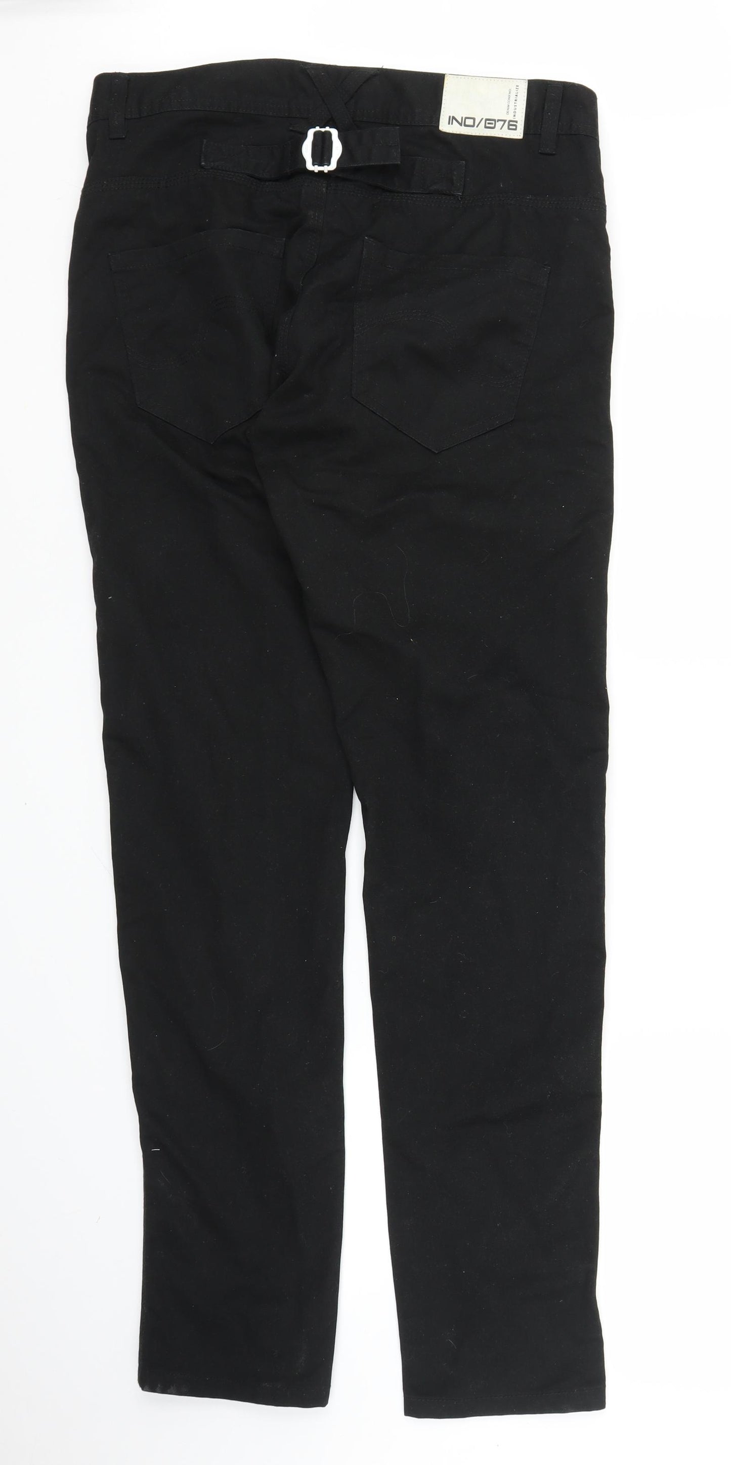 Industrialize Mens Black  Denim Straight Jeans Size 34 in L33 in