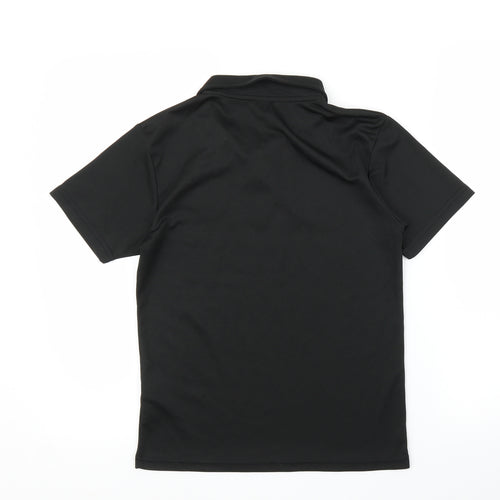 Just Cool Boys Black   Basic T-Shirt Size 10 Years  - Football