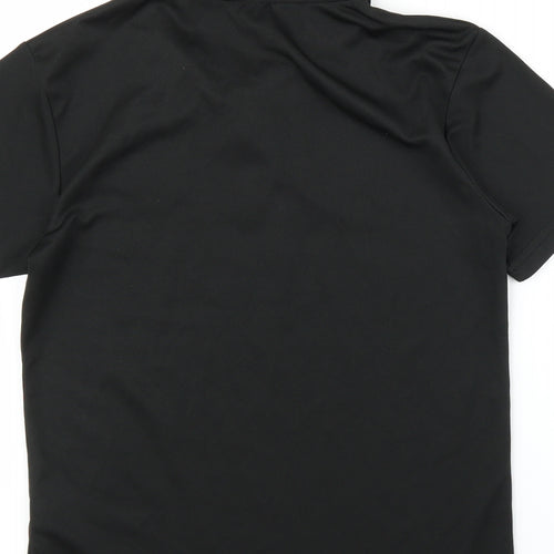 Just Cool Boys Black   Basic T-Shirt Size 10 Years  - Football