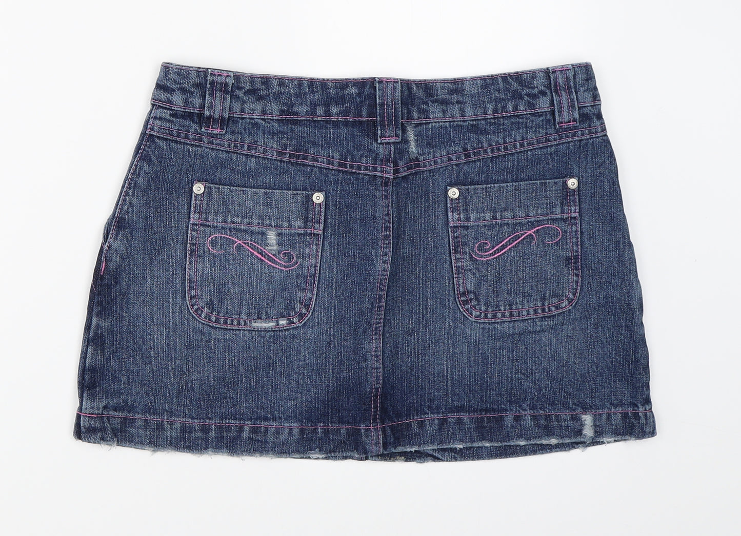 Blue Stone Womens Blue  Denim Mini Skirt Size 10