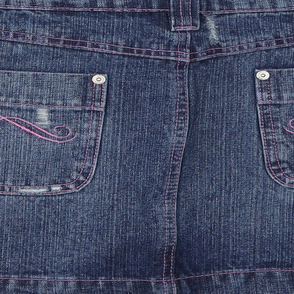 Blue Stone Womens Blue  Denim Mini Skirt Size 10