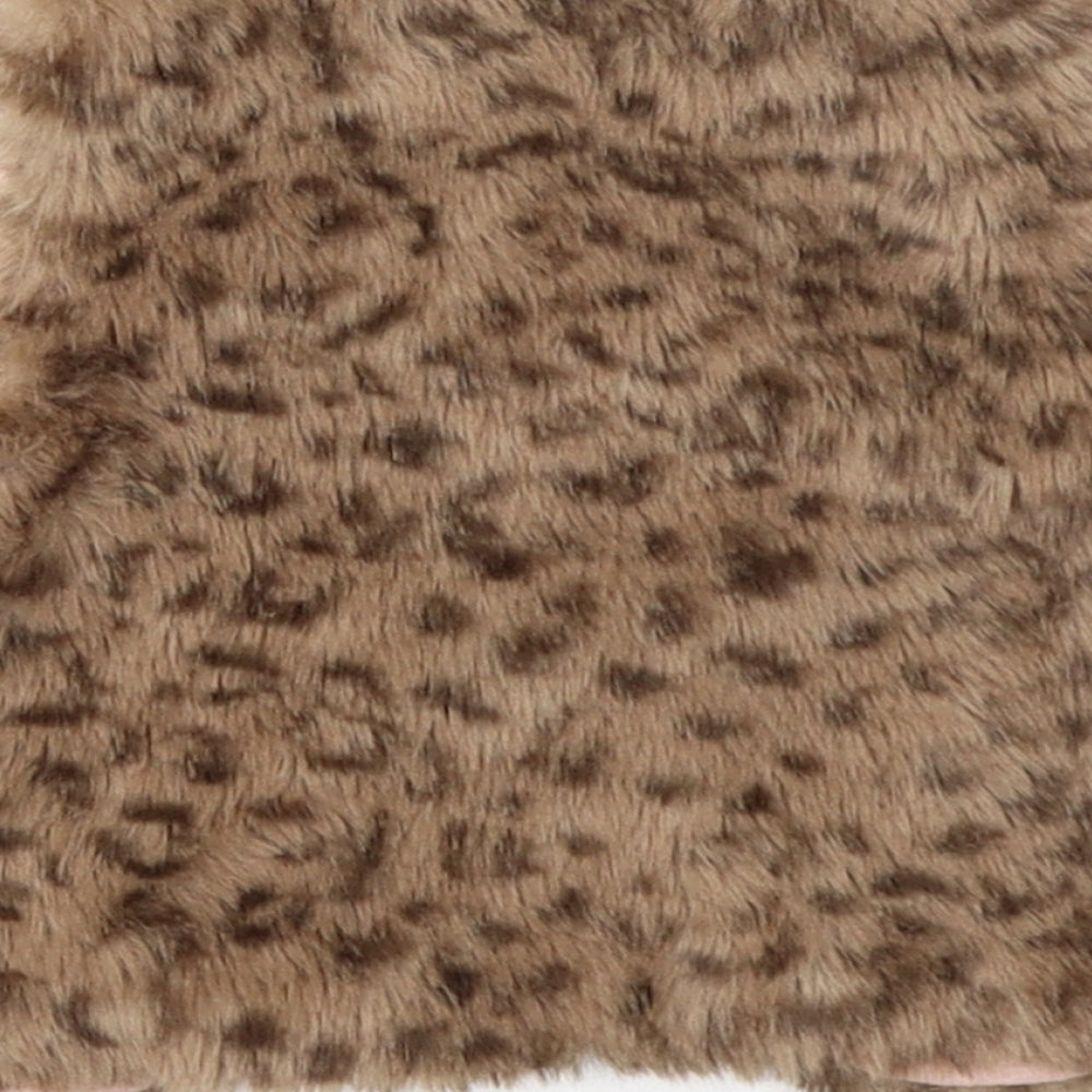 Baby Boden Girls Beige Animal Print  Jacket Waistcoat Size 3-6 Months