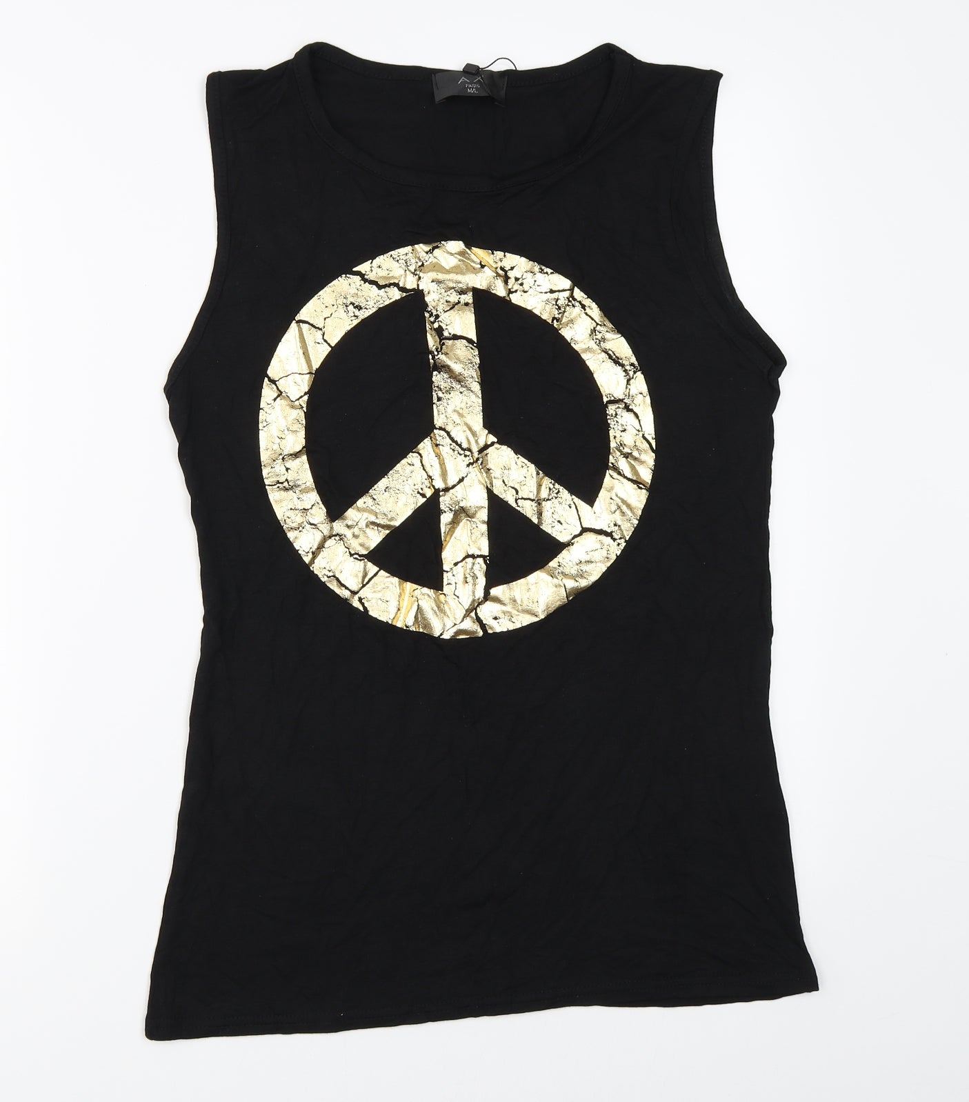 AX Paris Womens Black   Basic Tank Size M