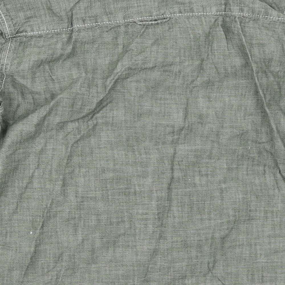 H&M Boys Green   Basic Button-Up Size 7-8 Years