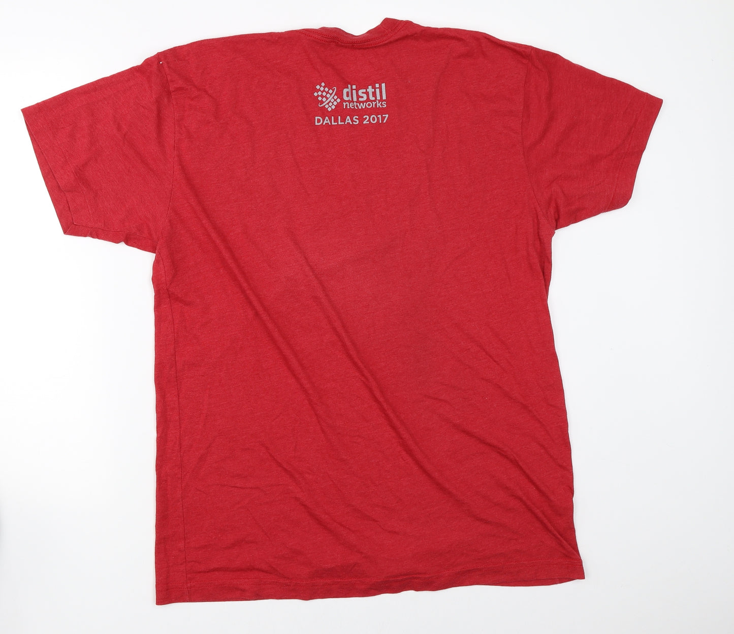 American Apparel Mens Red    T-Shirt Size L
