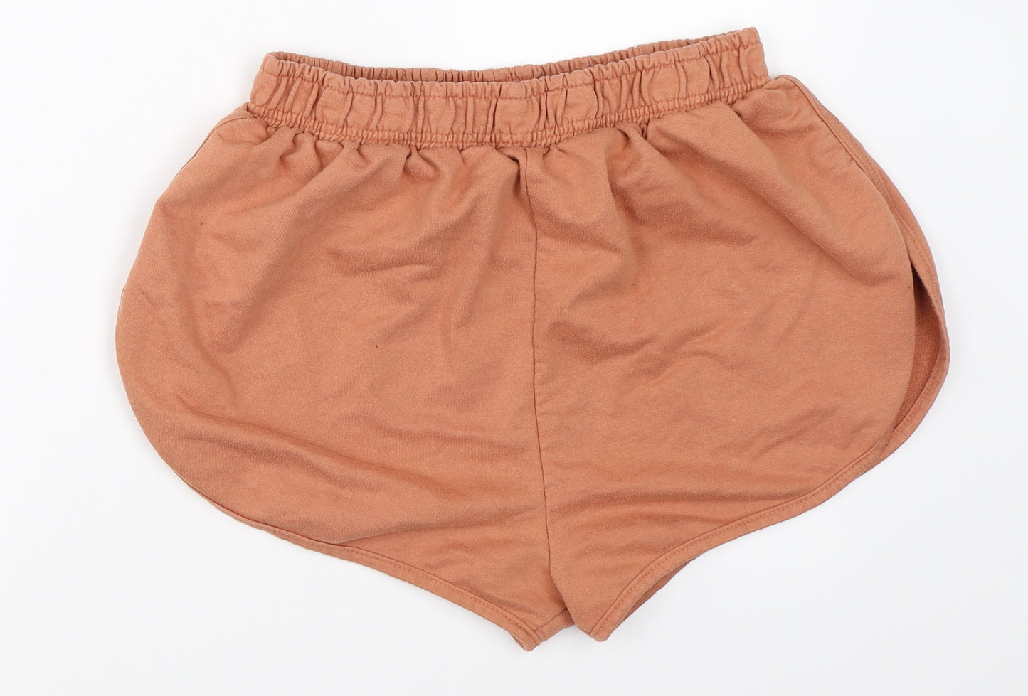 PRETTYLITTLETHING Womens Orange   Sweat Shorts Size 14