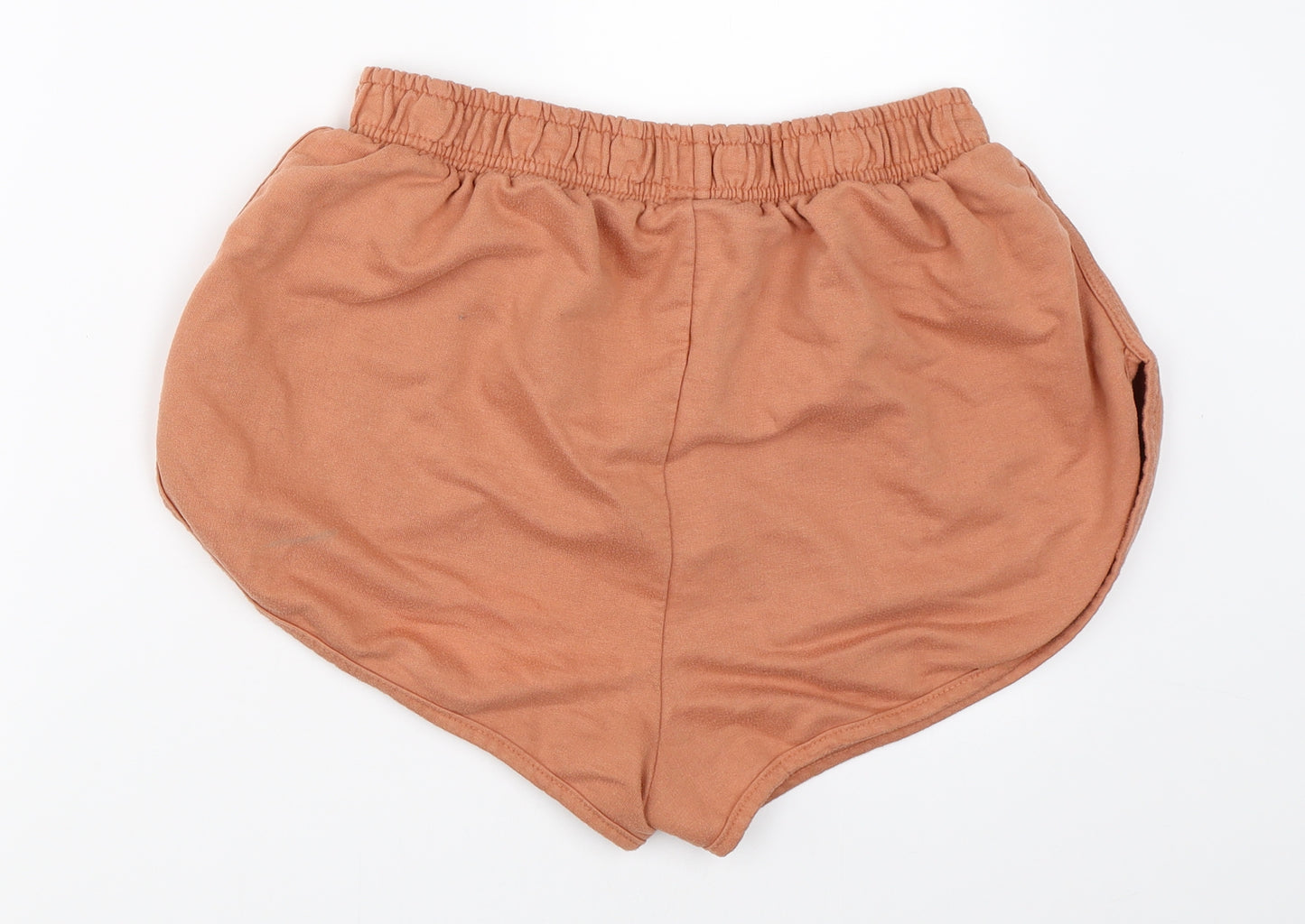 PRETTYLITTLETHING Womens Orange   Sweat Shorts Size 14