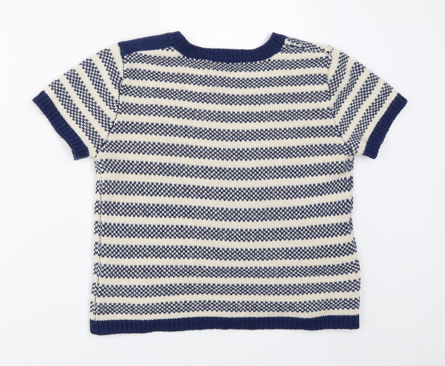 Authentic Clothing Company Womens Blue Striped  Pullover Jumper Size M