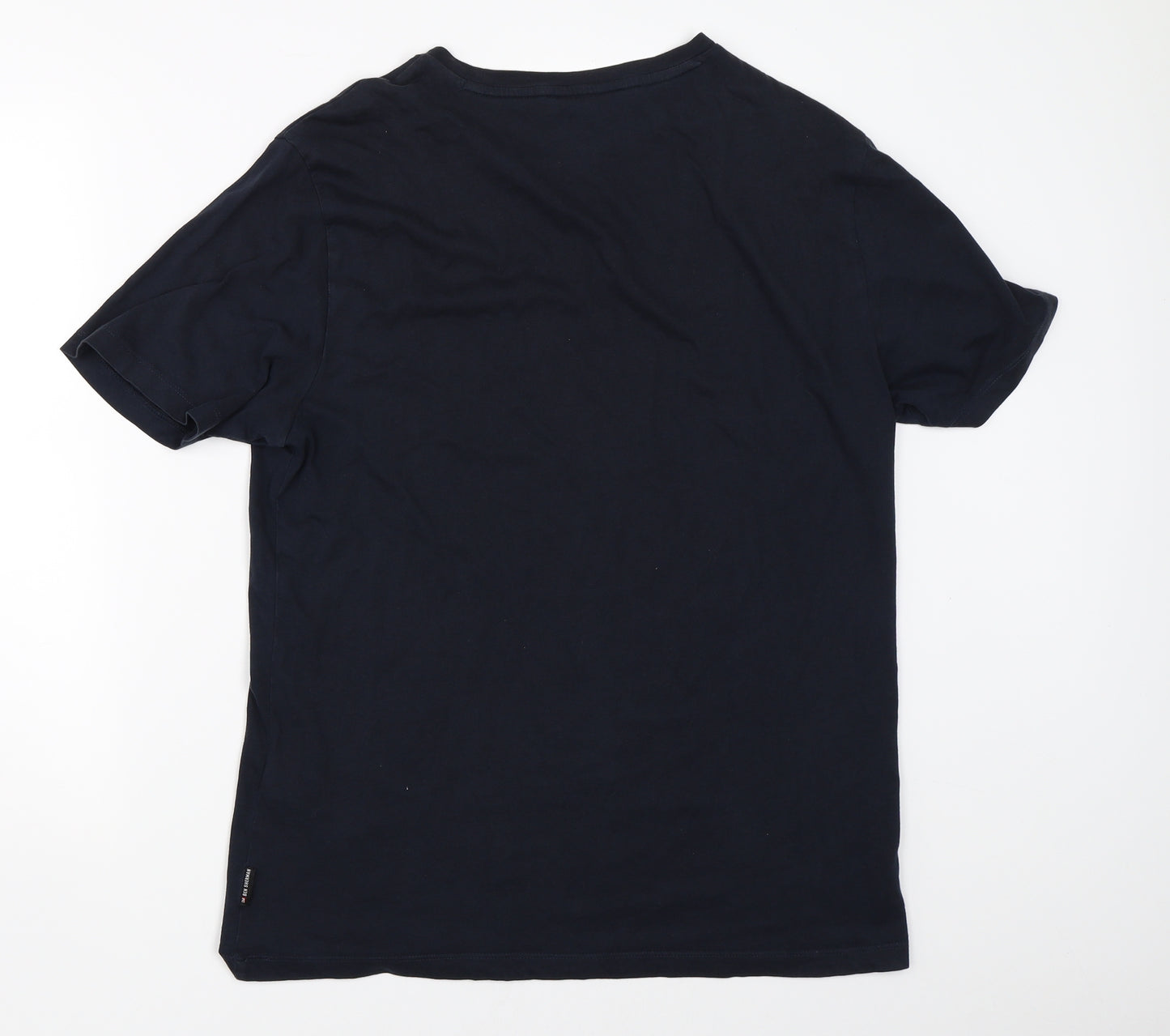 Ben Sherman Mens Blue    T-Shirt Size M