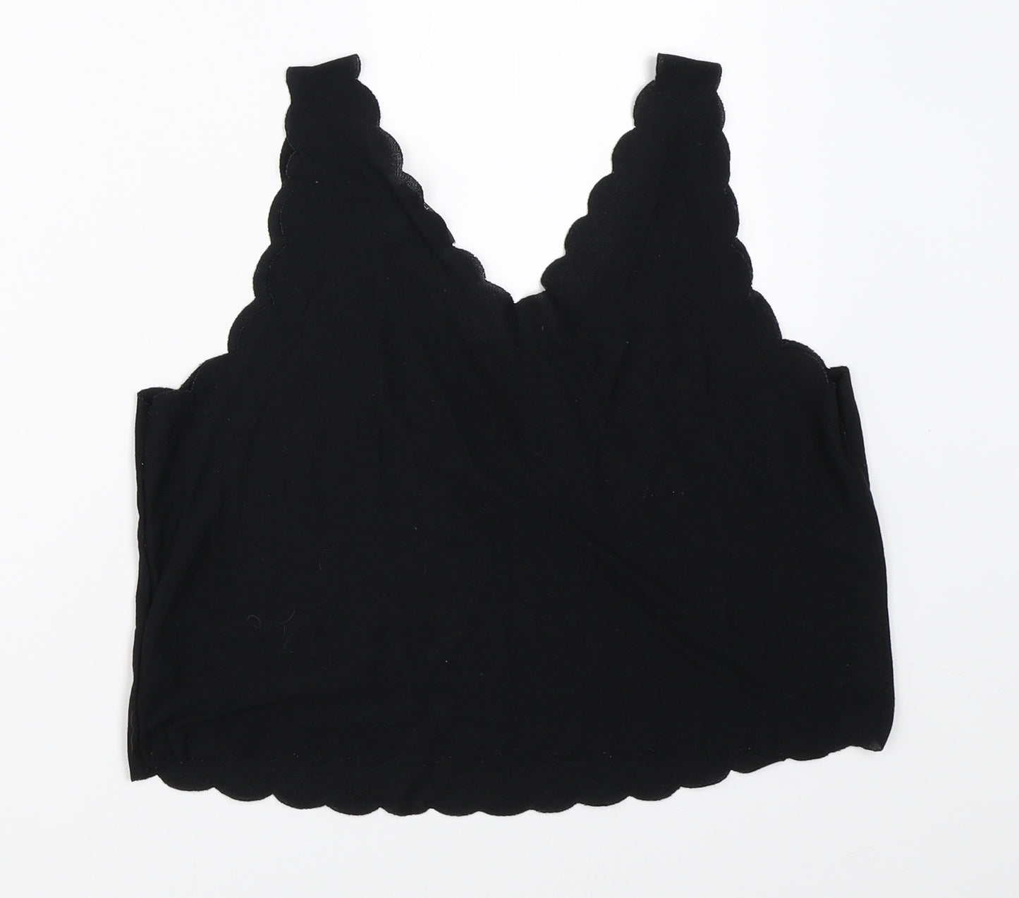 Topshop Womens Black   Basic Blouse Size 12