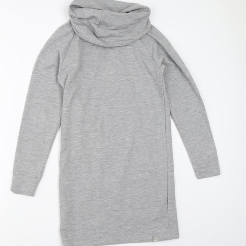 Bench Girls Grey   Jumper Dress  Size 11-12 Years