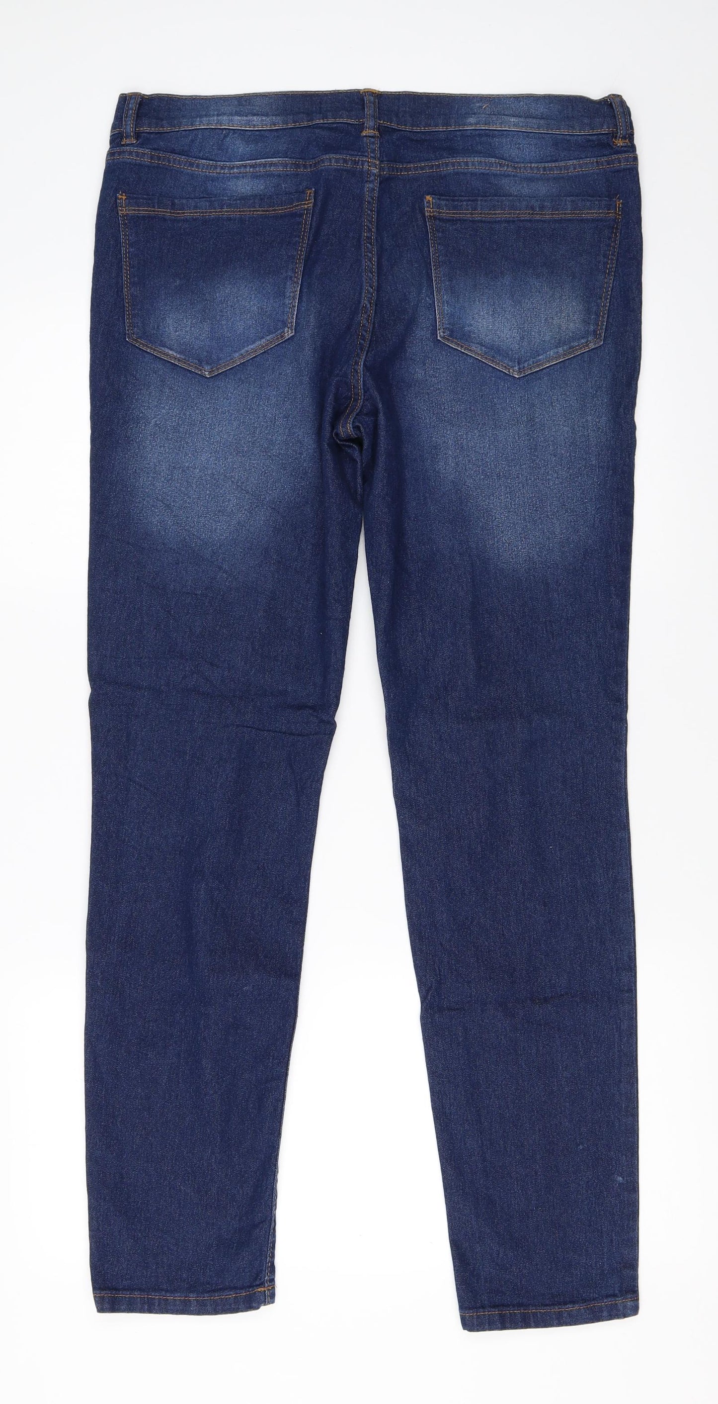 Zara Womens Blue  Denim Skinny Jeans Size 44 L30 in