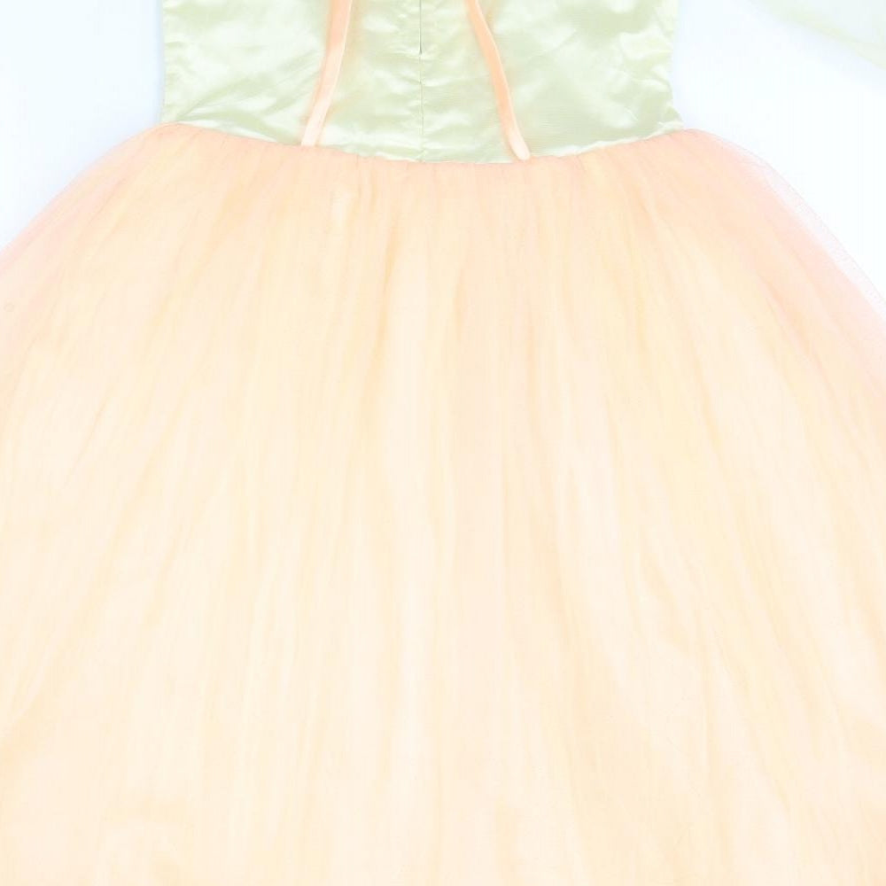 Crown Womens Orange   Fit & Flare  Size 32