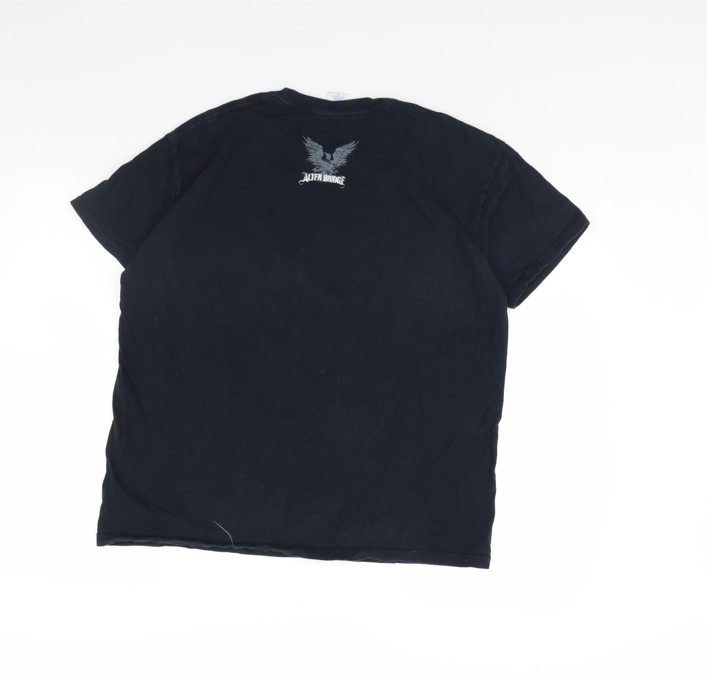 Gildan Mens Blue    T-Shirt Size L