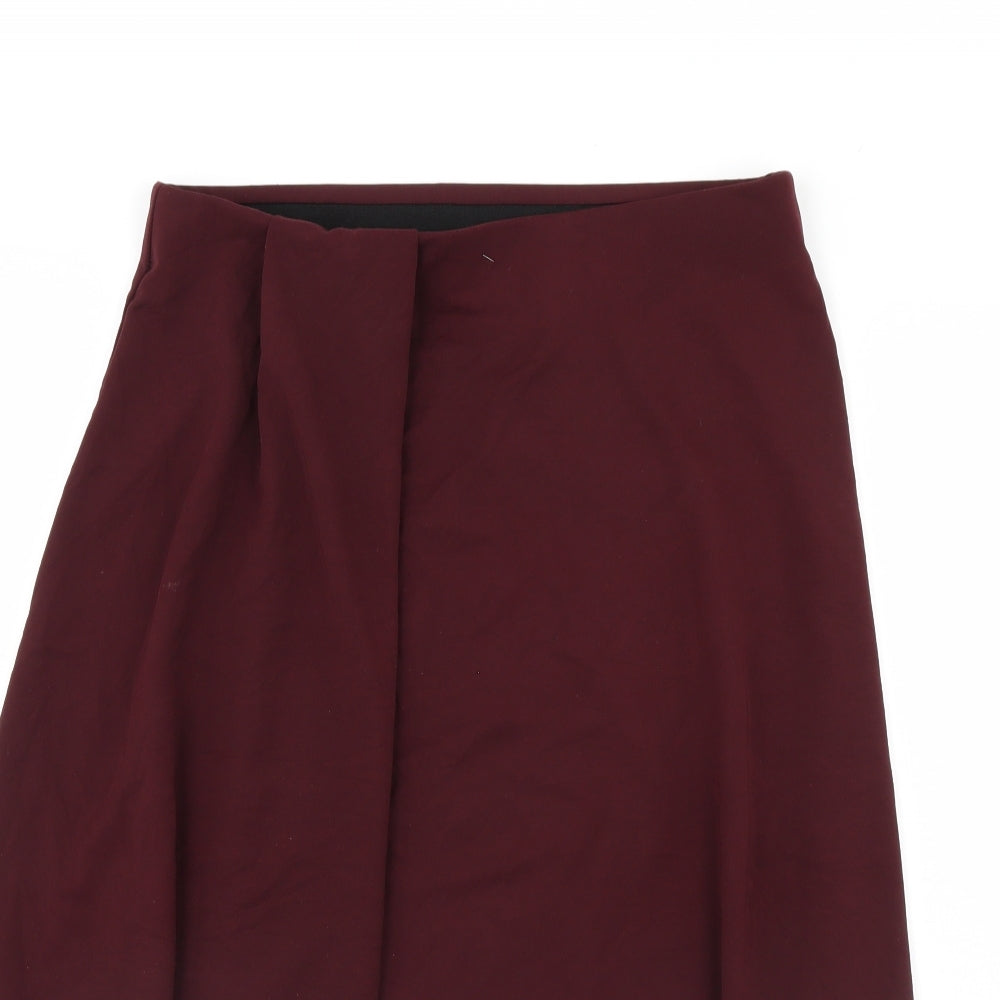 Worthington Womens Purple   Flare Skirt Size M