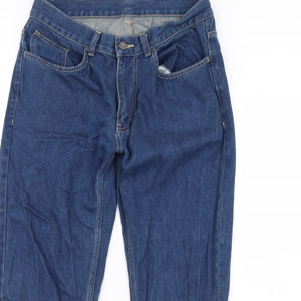 George Womens Blue   Straight Jeans Size 32 in L30 in