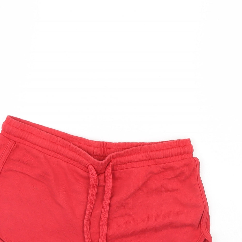 New Look Womens Red   Cut-Off Shorts Size 10