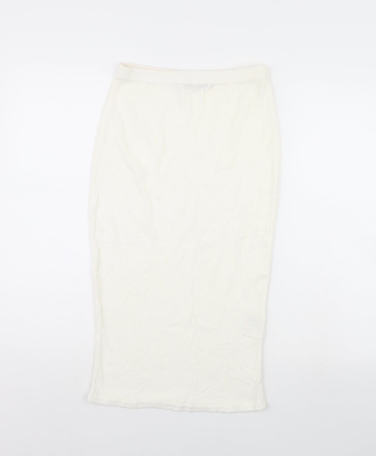 pretty little thing Womens White   Straight & Pencil Skirt Size 10