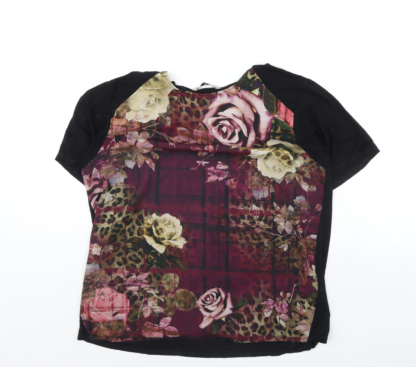 TU Womens Black   Basic T-Shirt Size 12