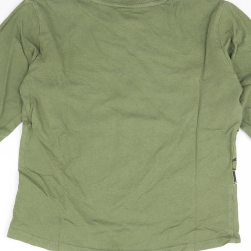 Primark Boys Green   Basic T-Shirt Size 6 Years  - Jurassic Park