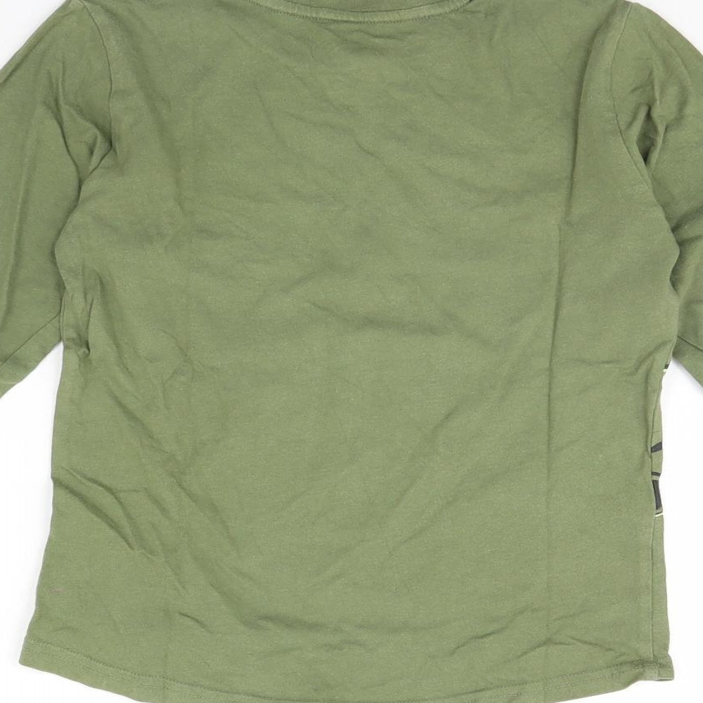 Primark Boys Green   Basic T-Shirt Size 6 Years  - Jurassic Park
