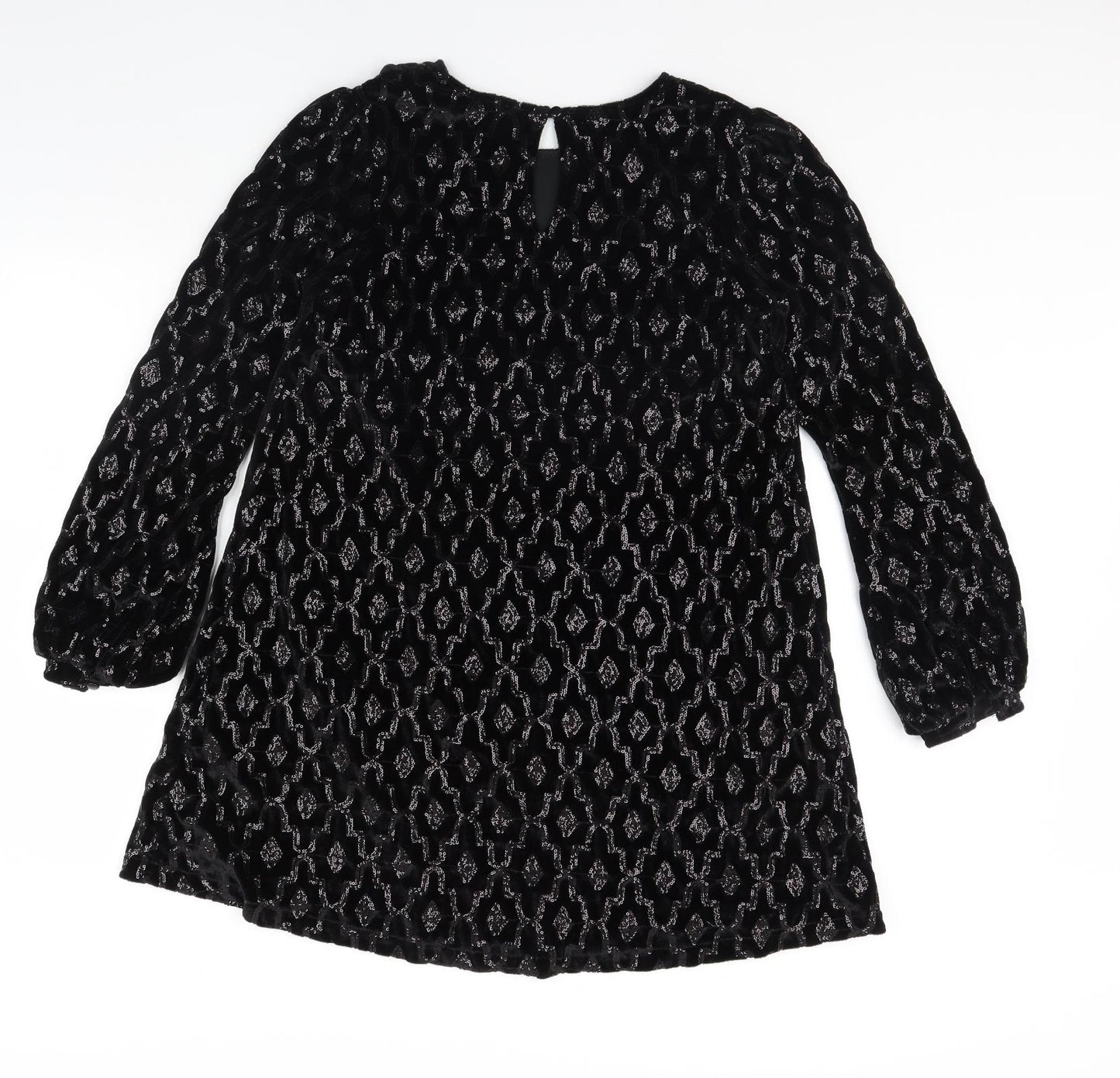 Motel Womens Black Geometric  Mini  Size M