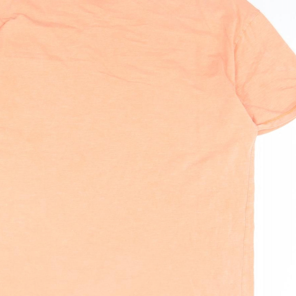 NEXT Mens Orange    T-Shirt Size XL