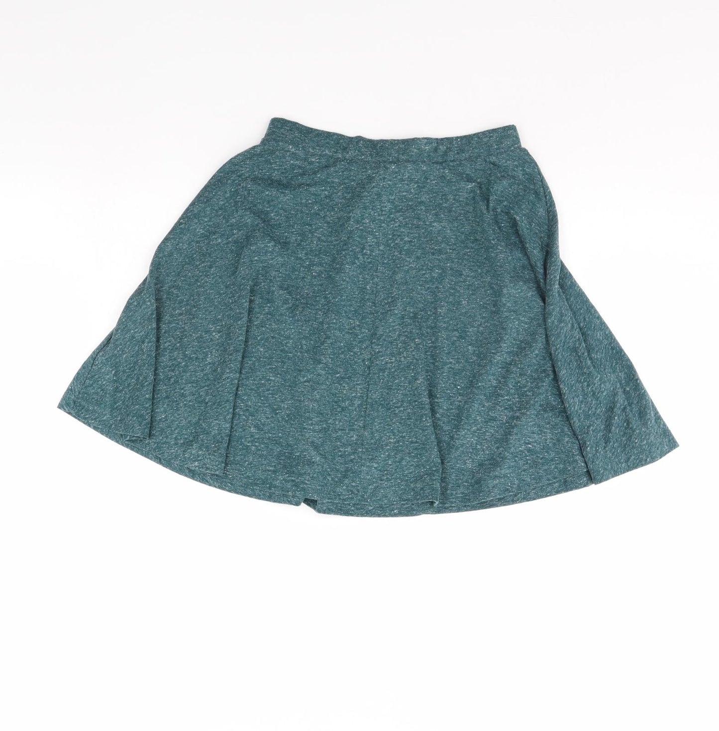 Topshop Womens Green   Flare Skirt Size 6