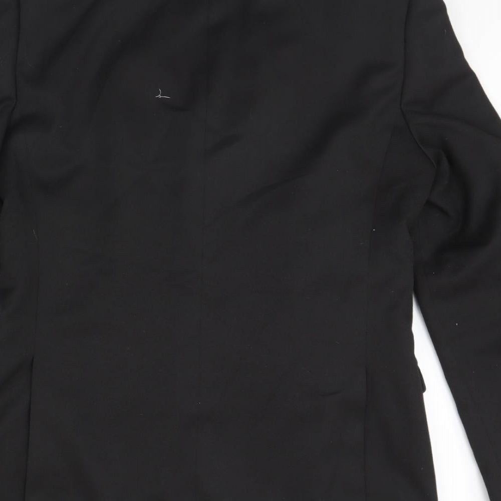 Preworn Mens Black   Jacket Blazer Size 38