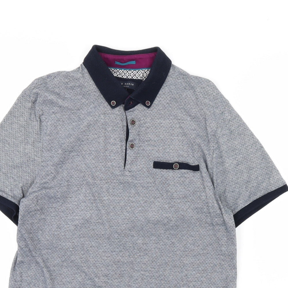 Ted Baker Mens Blue    Polo Size L