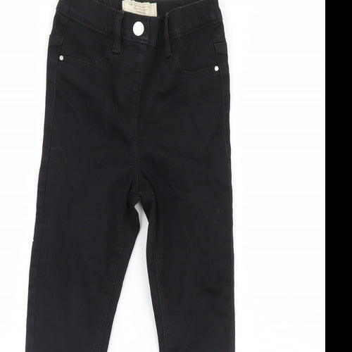 NEXT Girls Black   Skinny Jeans Size 7 Years