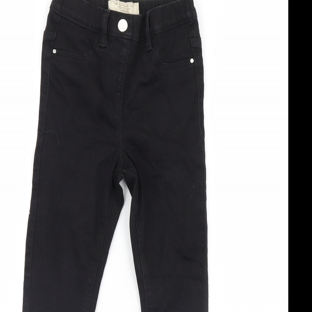 NEXT Girls Black   Skinny Jeans Size 7 Years